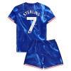 Maglia ufficiale Chelsea Sterling 7 Casa 2024-25 per Bambino